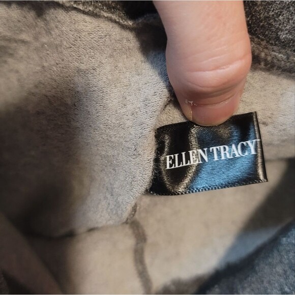 Ellen Tracy Gray Fleece Leggings Size Large - Picture 7 of 8